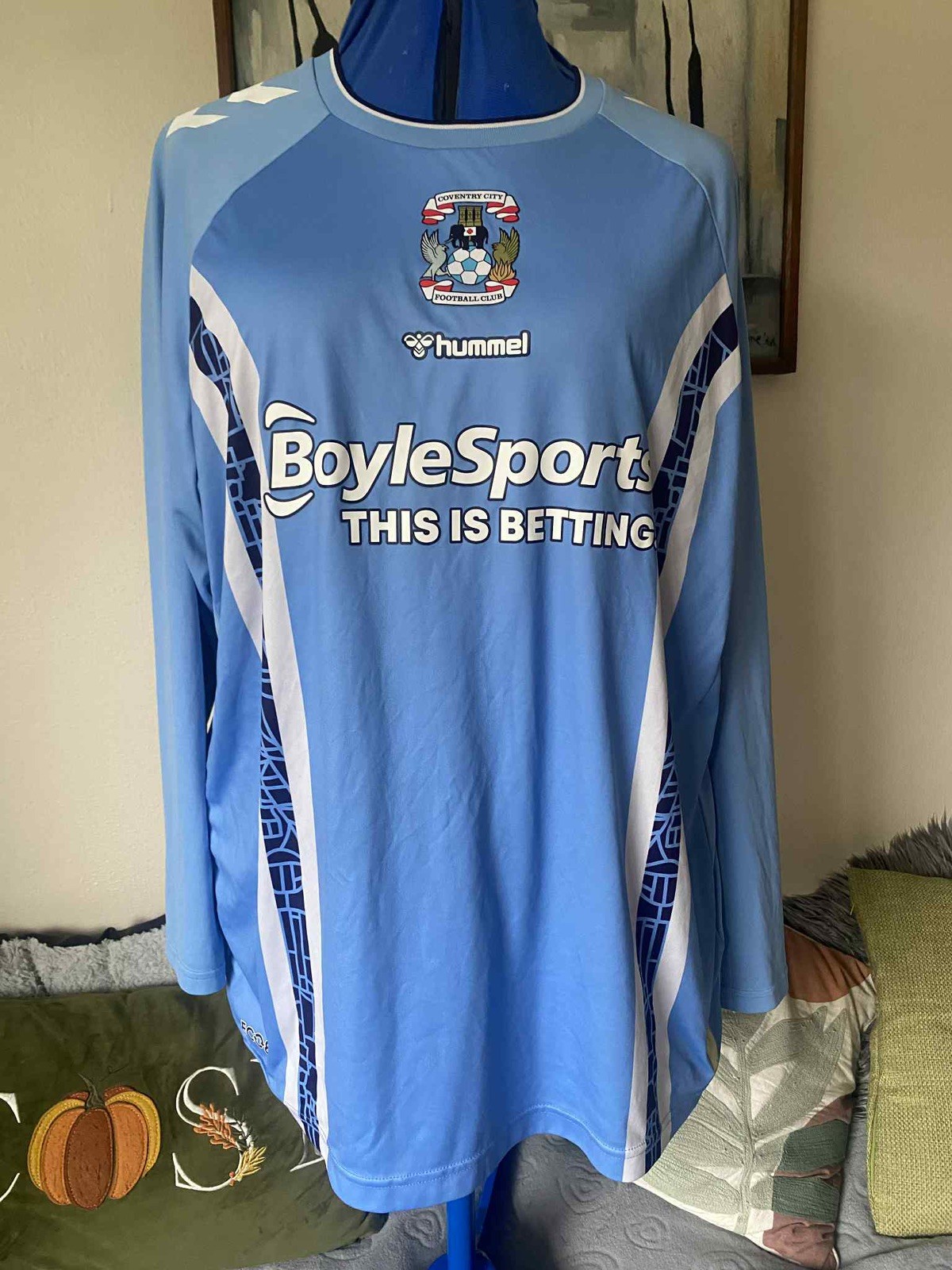 Coventry City 2XL Long Sleeve Home Football Shirt Excellent Condition  for sale on Ebay