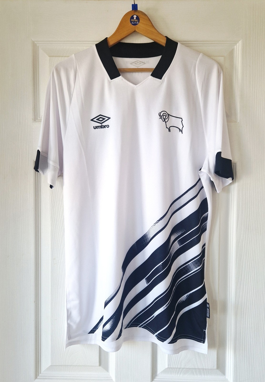 DERBY COUNTY HOME FOOTBALL SHIRT JERSEY 2022/23  - ADULT LARGE  for sale on Ebay