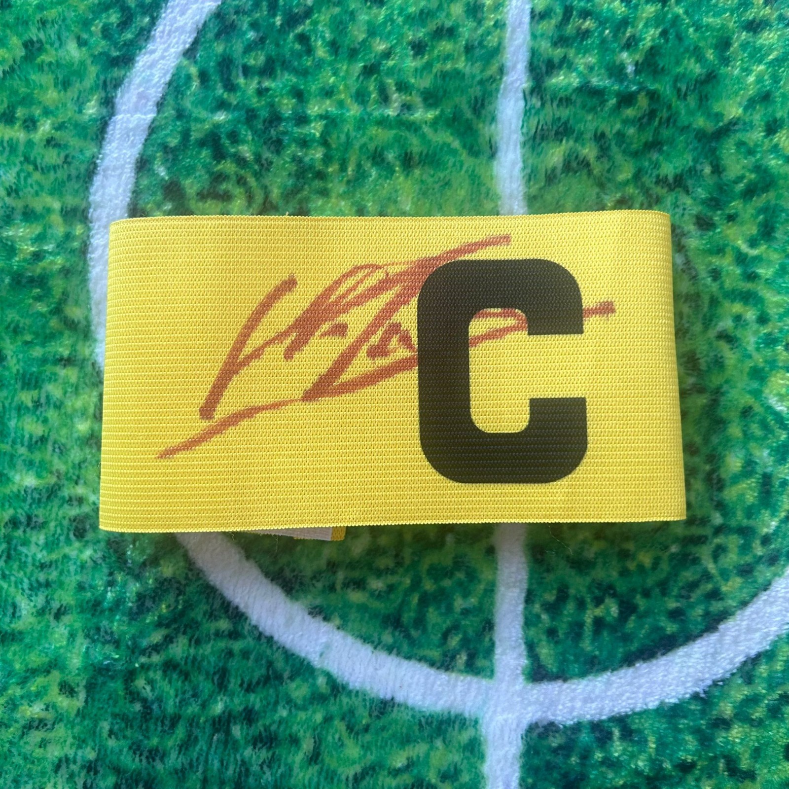 David Raya Of Spain, Brentford & Arsenal Signed Captains Armband wCOA for sale on Ebay