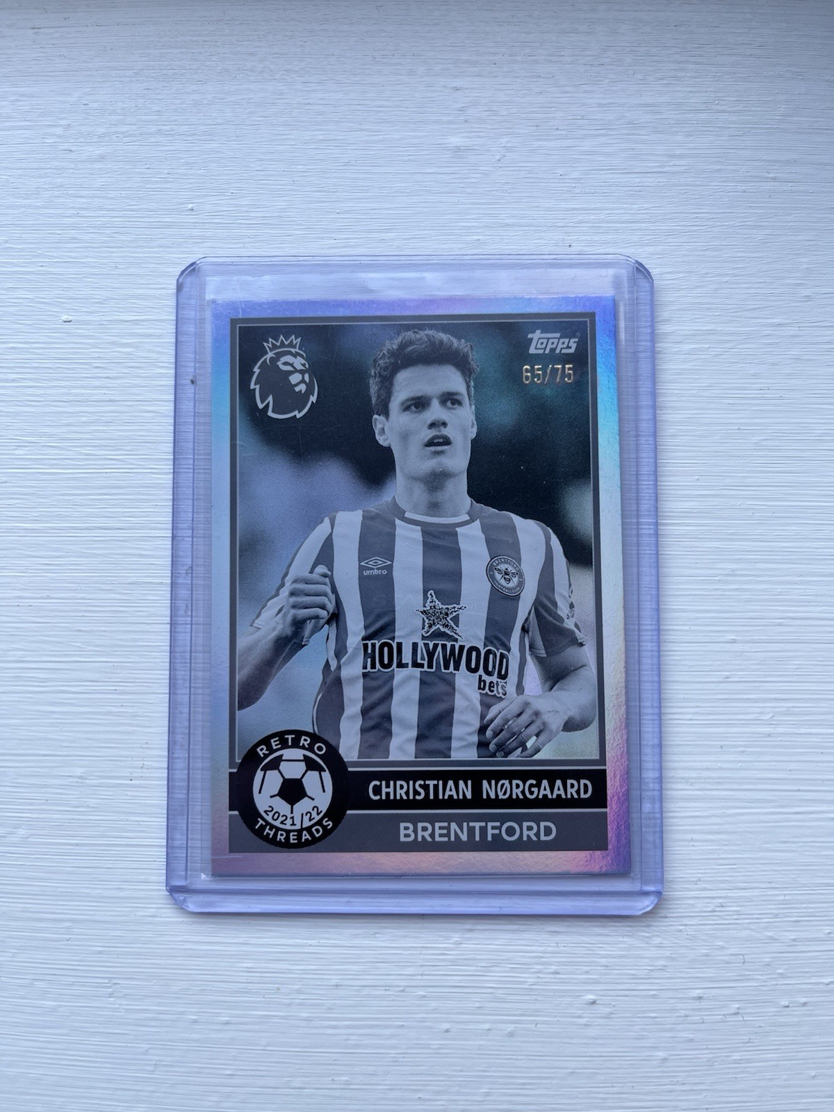 Topps 2026 Premier League Football Christian Norgaard Brentford /75 for sale on Ebay