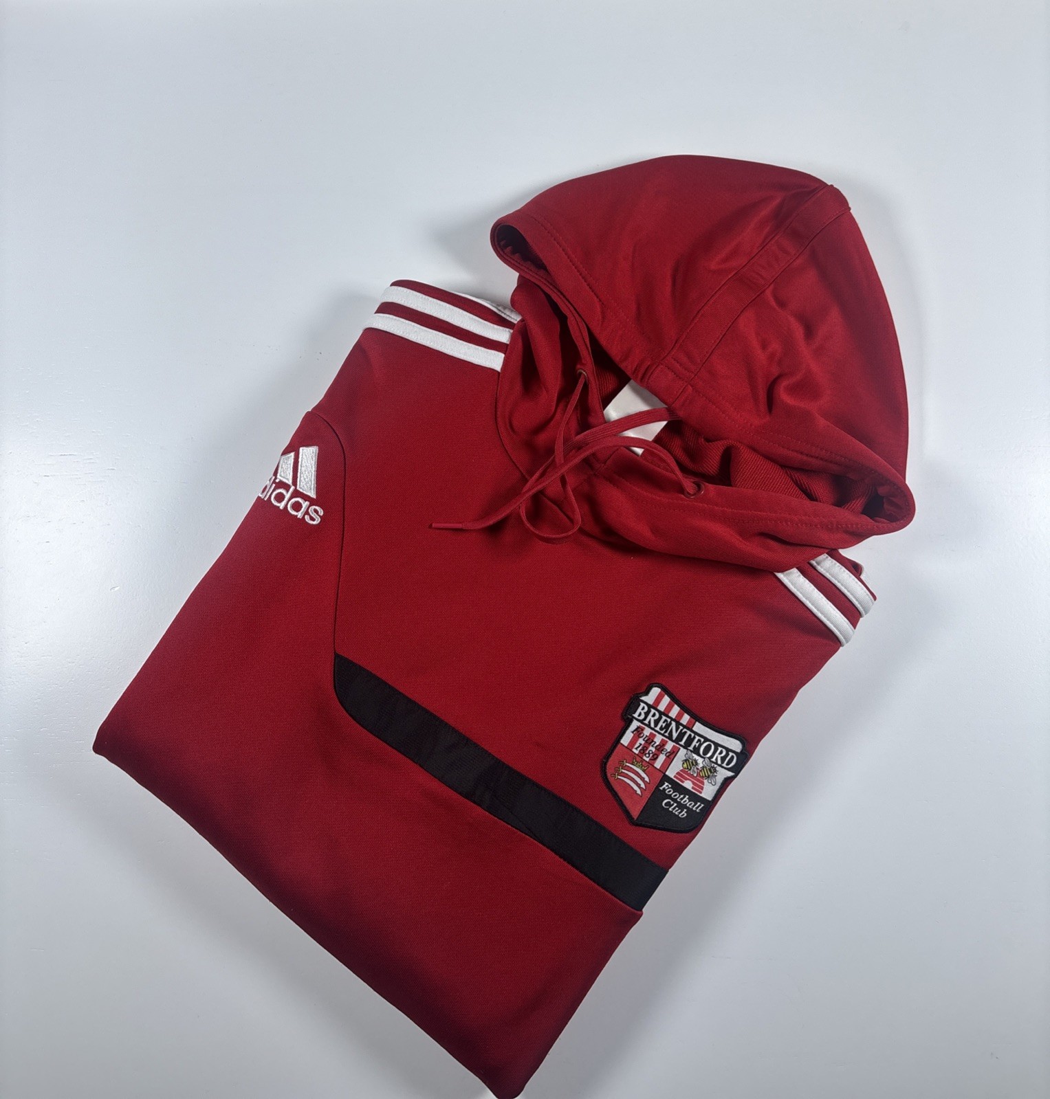 Authentic Adidas Brentford 2013/14 Hoodie. Size Small. for sale on Ebay