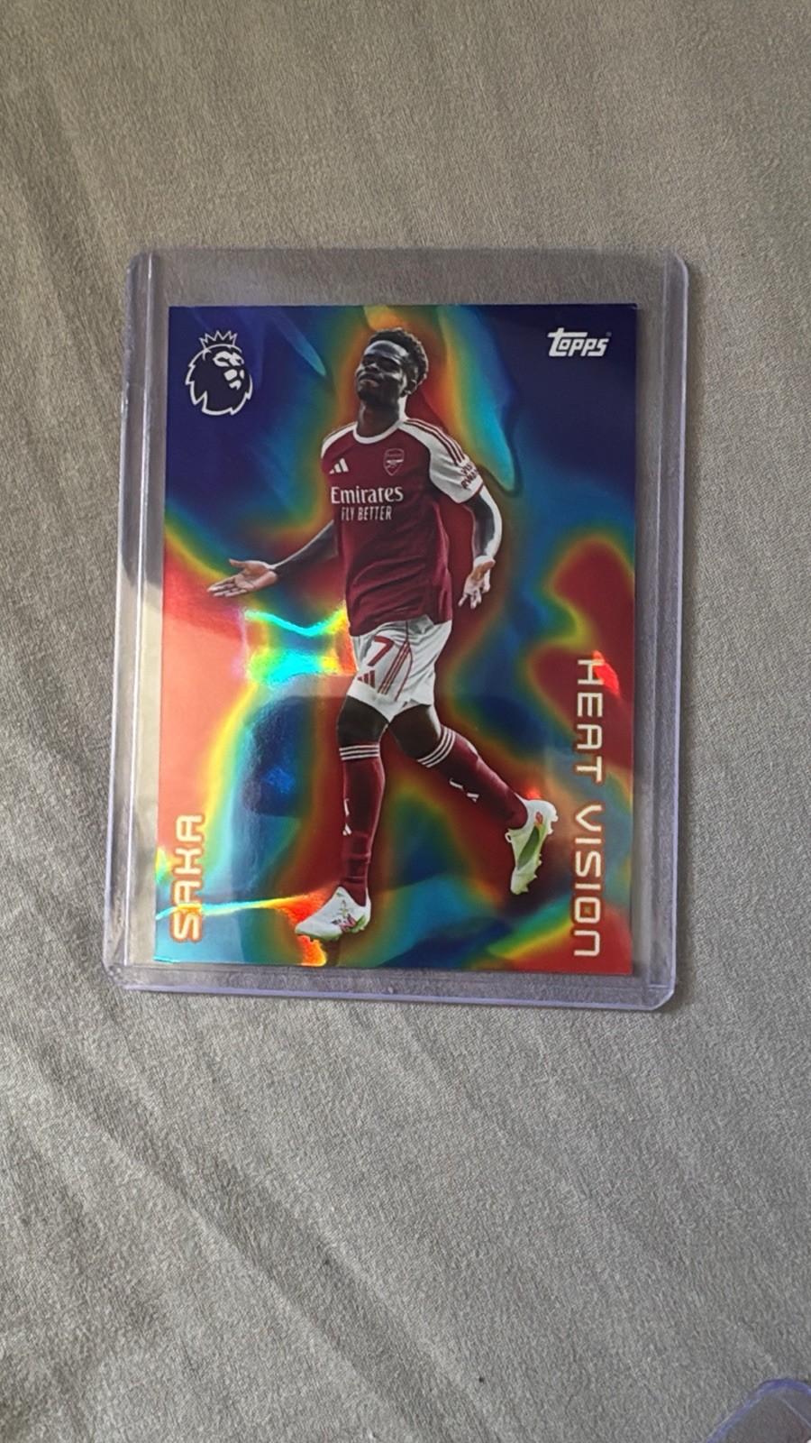 Bukayo Saka-Arsenal ( Case Hit ) Heat Vision Topps Prem League 25/26 HV1 - RARE for sale on Ebay