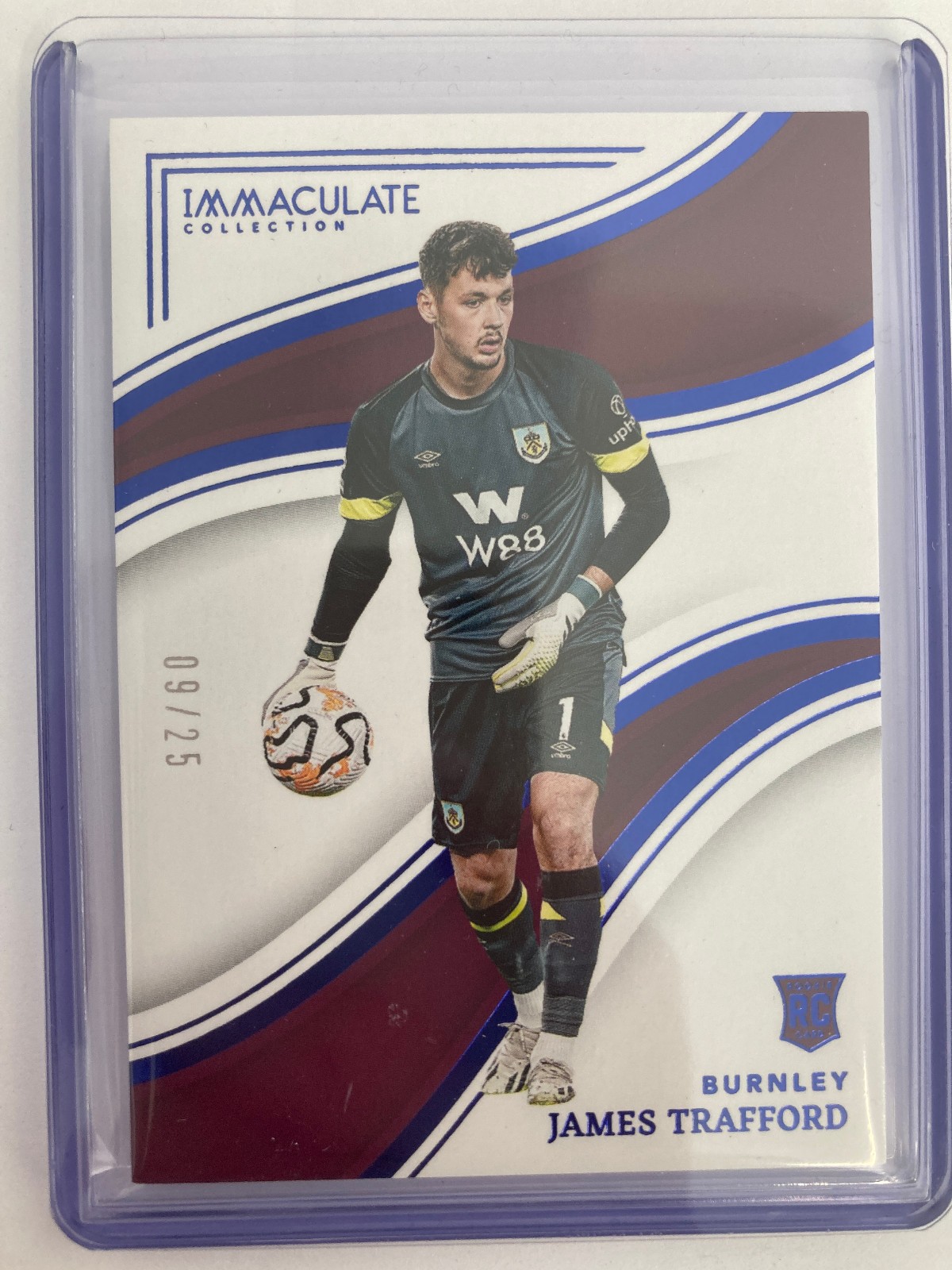 PANINI IMMACULATE COLLECTION 23/24 JAMES TRAFFORD BURNLEY PARALLEL 9/25.. for sale on Ebay