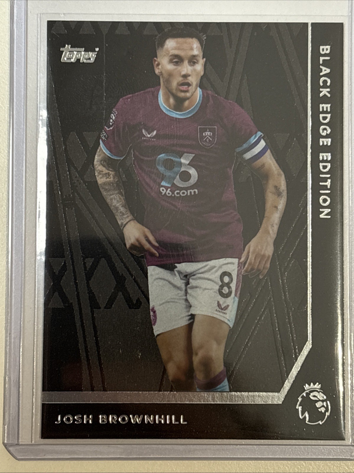 2026 Topps Premier League Hobby Josh Brownhill Black Edge Edition #BE46 Burnley for sale on Ebay