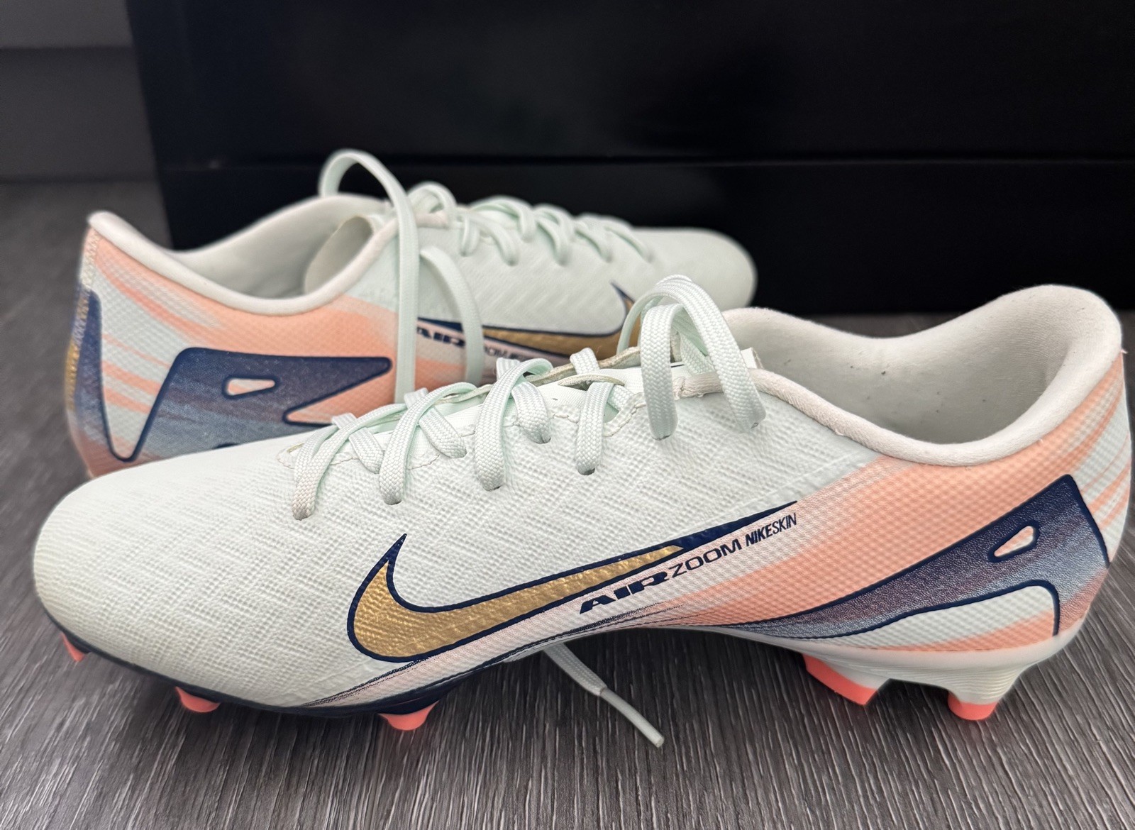 Nike Junior Zm Vapor 16 Pro Mds FG Football Boots Soccer Cleat 300-MINT w/o box for sale on Ebay