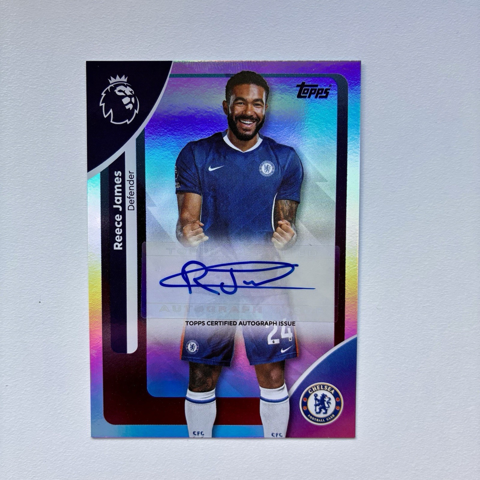 Topps Premier League 2026 Reece James Base Auto Chelsea FC for sale on Ebay