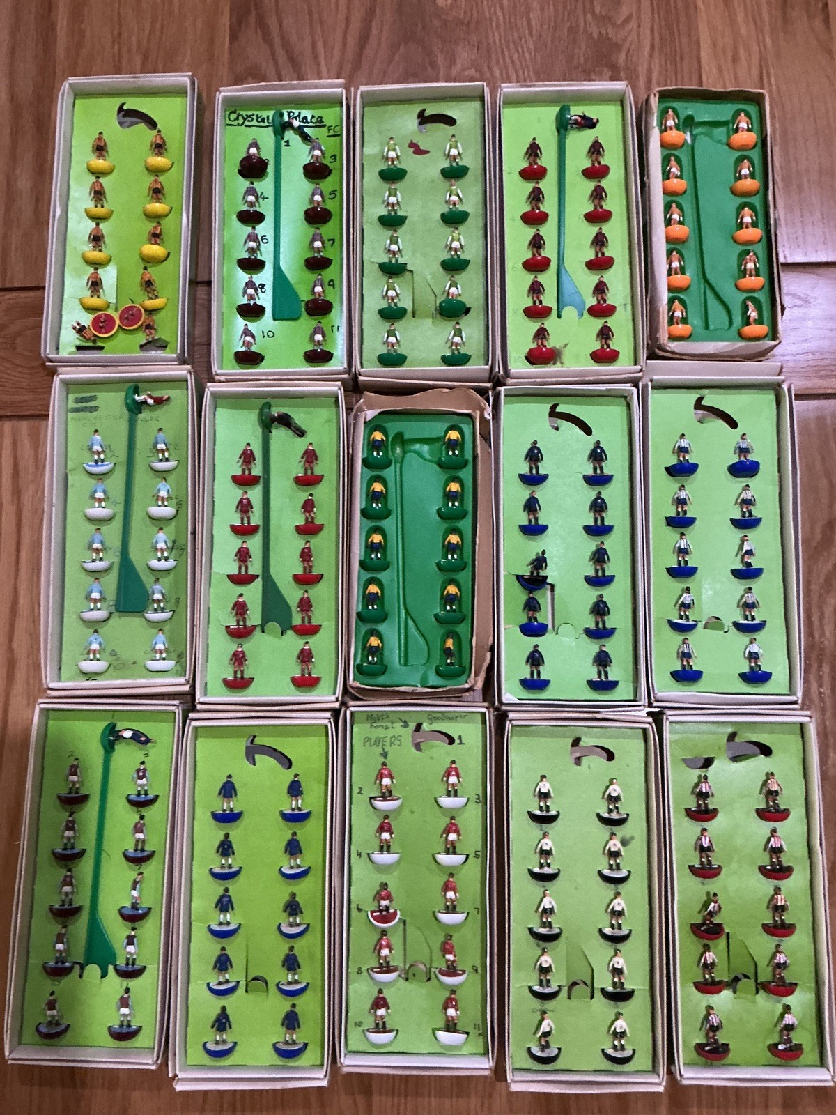 Subbuteo Heavyweight Football Teams x 15. UK bidders only.  for sale on Ebay