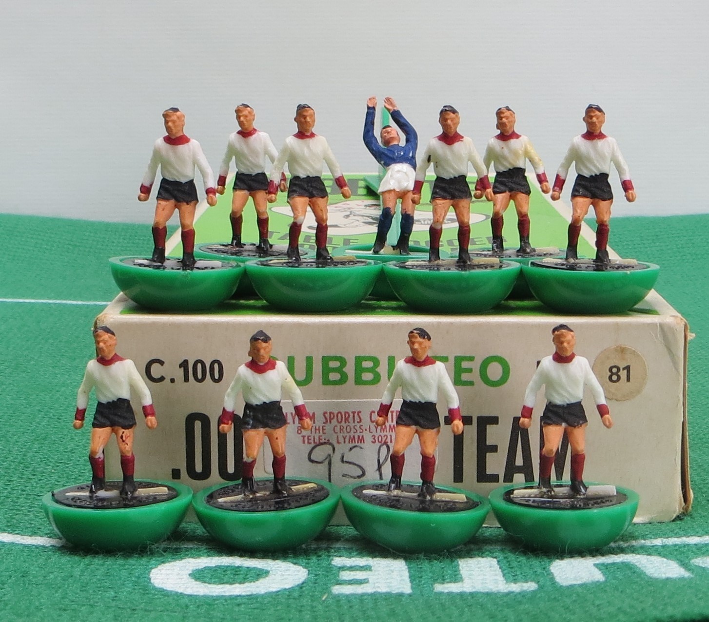 SUBBUTEO HW REF 81 LIVERPOOL 2ND, ON GREEN BASES , IN ORIGINAL NUMBERED BOX. for sale on Ebay