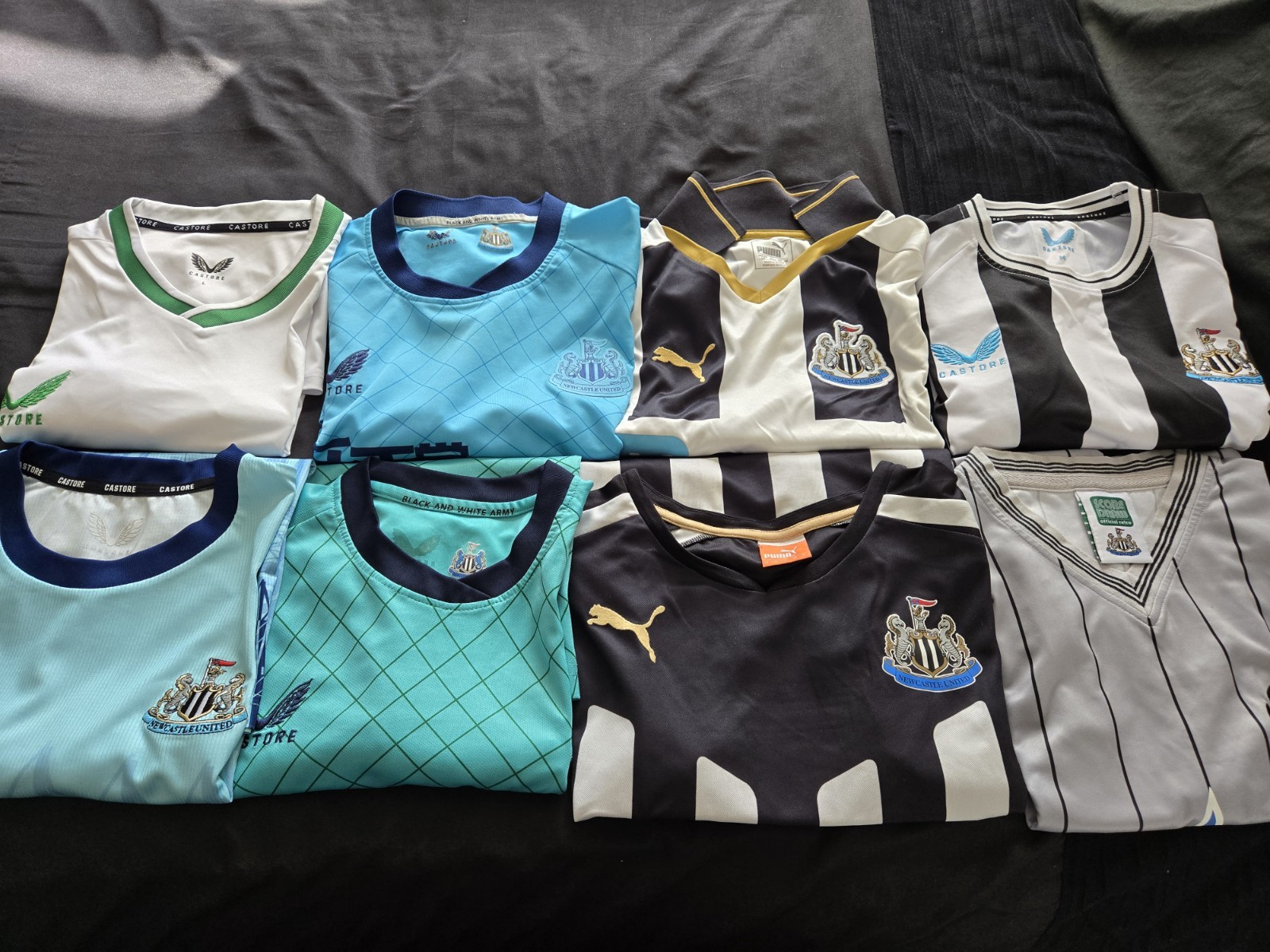 Newcastle United Football Shirts Joblot for sale on Ebay