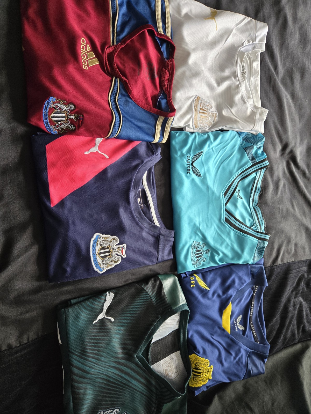 Newcastle United Football Shirts Joblot for sale on Ebay