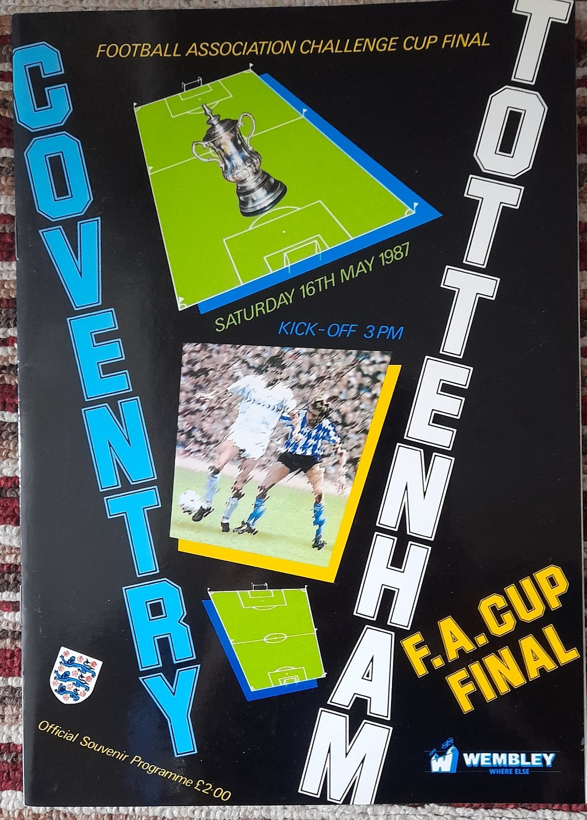 1987 FA Cup Final Programme Coventry City v Tottenham Hotspur for sale on Ebay