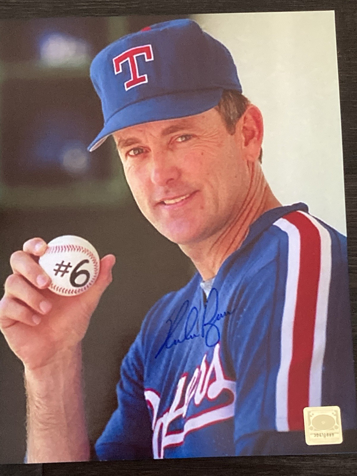 Nolan Ryan Autographed “Rangers” Signed 8x10 Photo.HOF.  COA for sale on Ebay