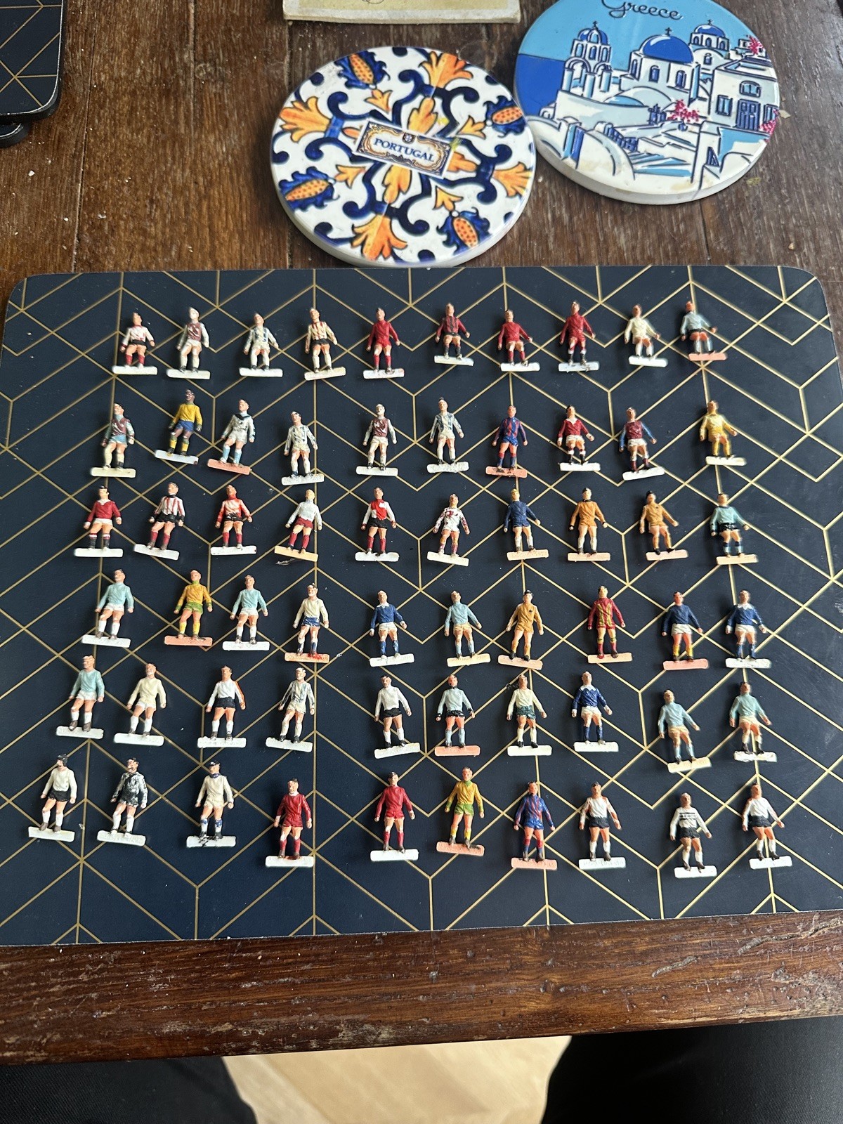  job lot Subbuteo spare heavyweight players  x 60 no bases repainted/touched up  for sale on Ebay