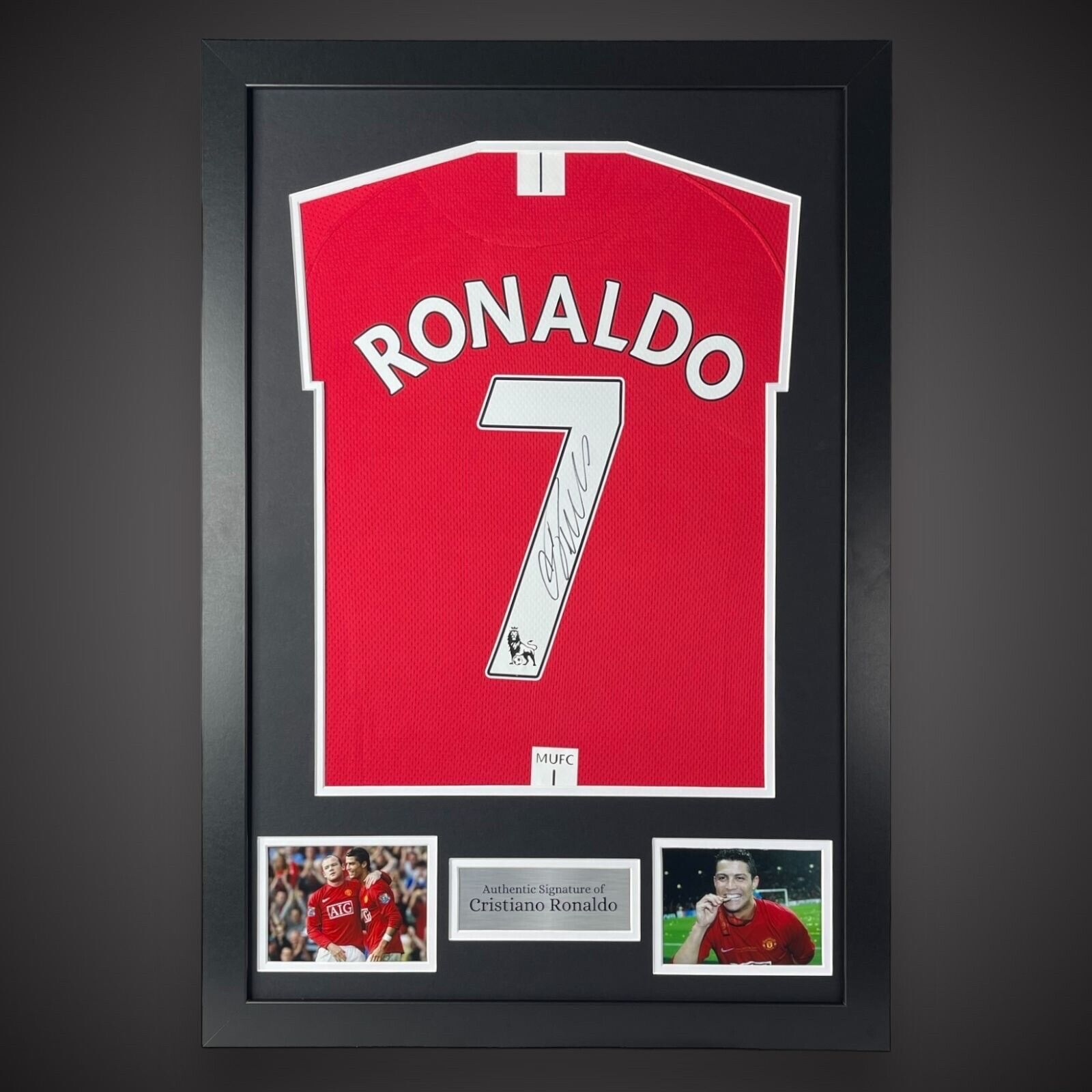 Cristiano Ronaldo Signed , Framed Man United Shirt COA Bid From Just £450 for sale on Ebay