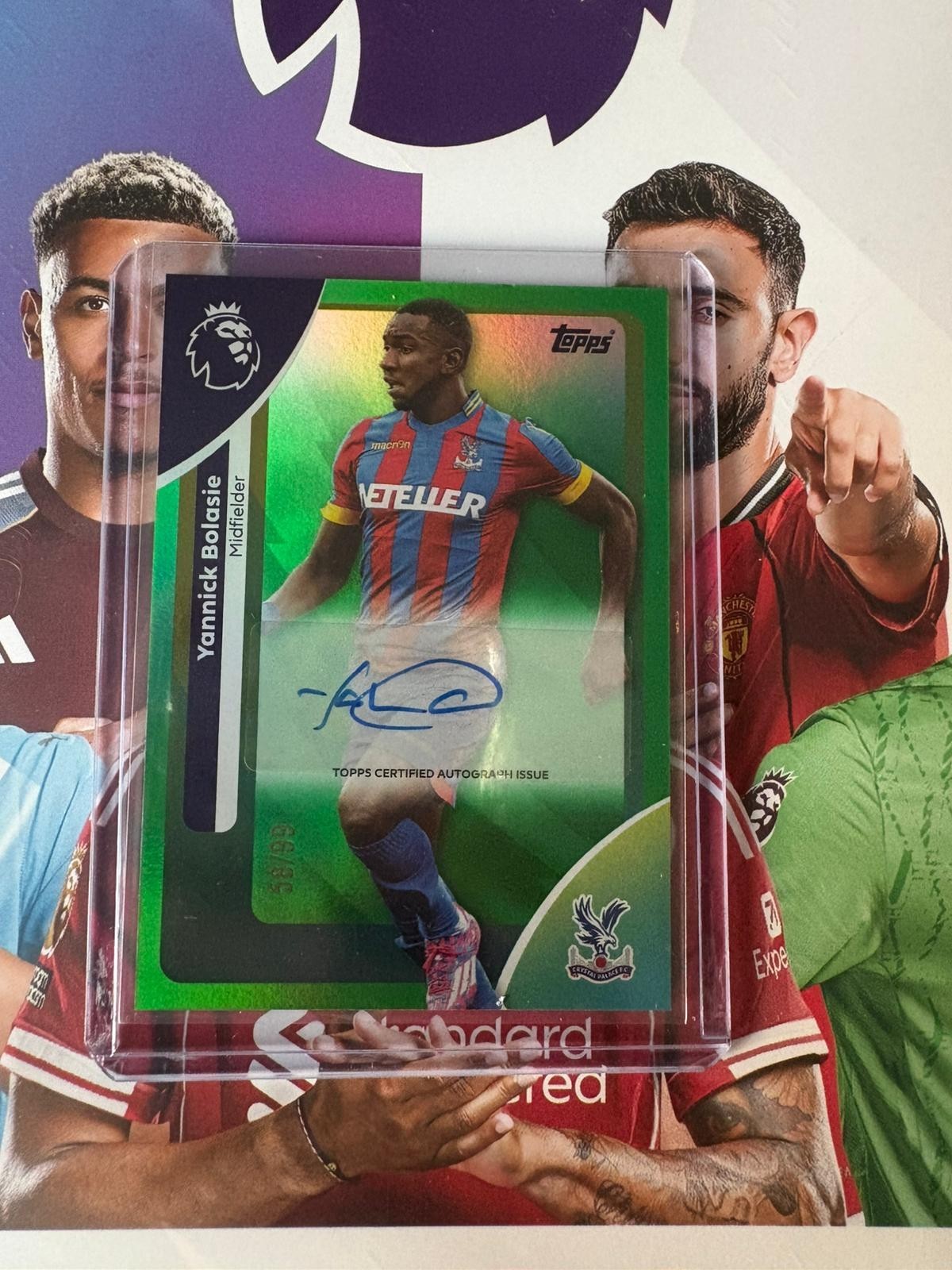Topps Premier League 2025/2026 Yannick Bolasie Crystal Palace autograph  for sale on Ebay