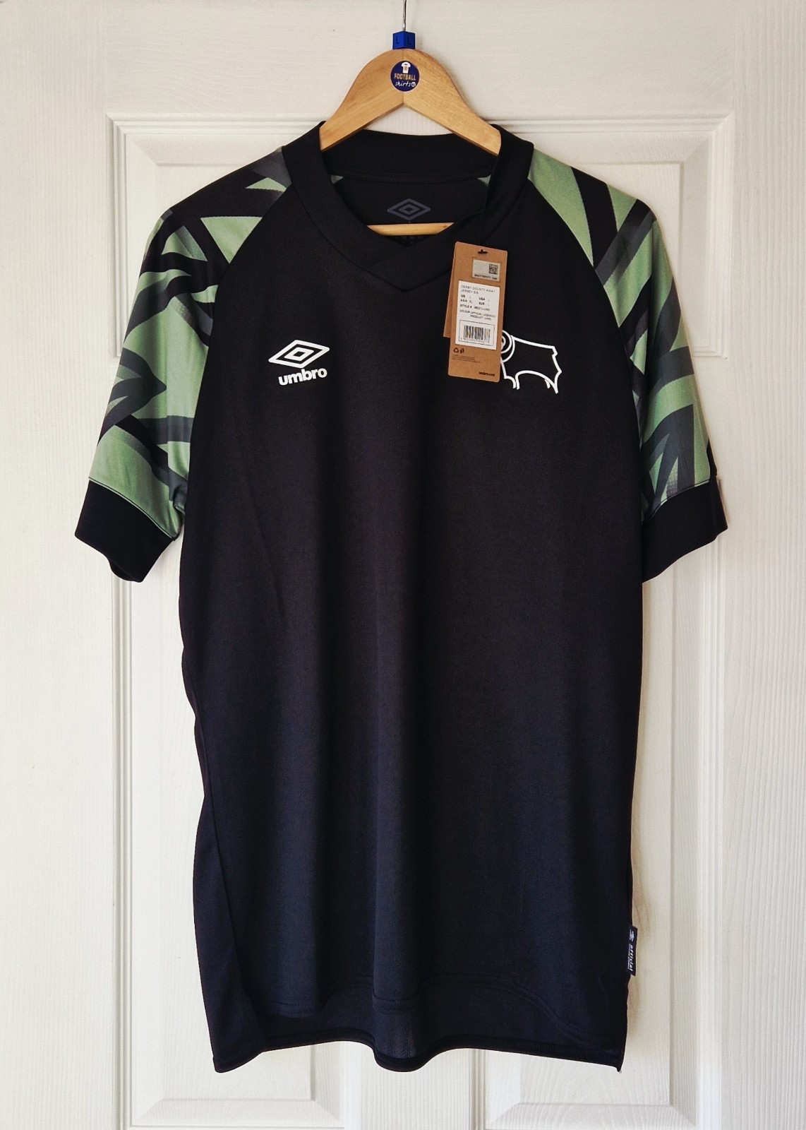 DERBY COUNTY AWAY FOOTBALL SHIRT JERSEY 2022/23  - ADULT LARGE - BRAND NEW TAGS  for sale on Ebay