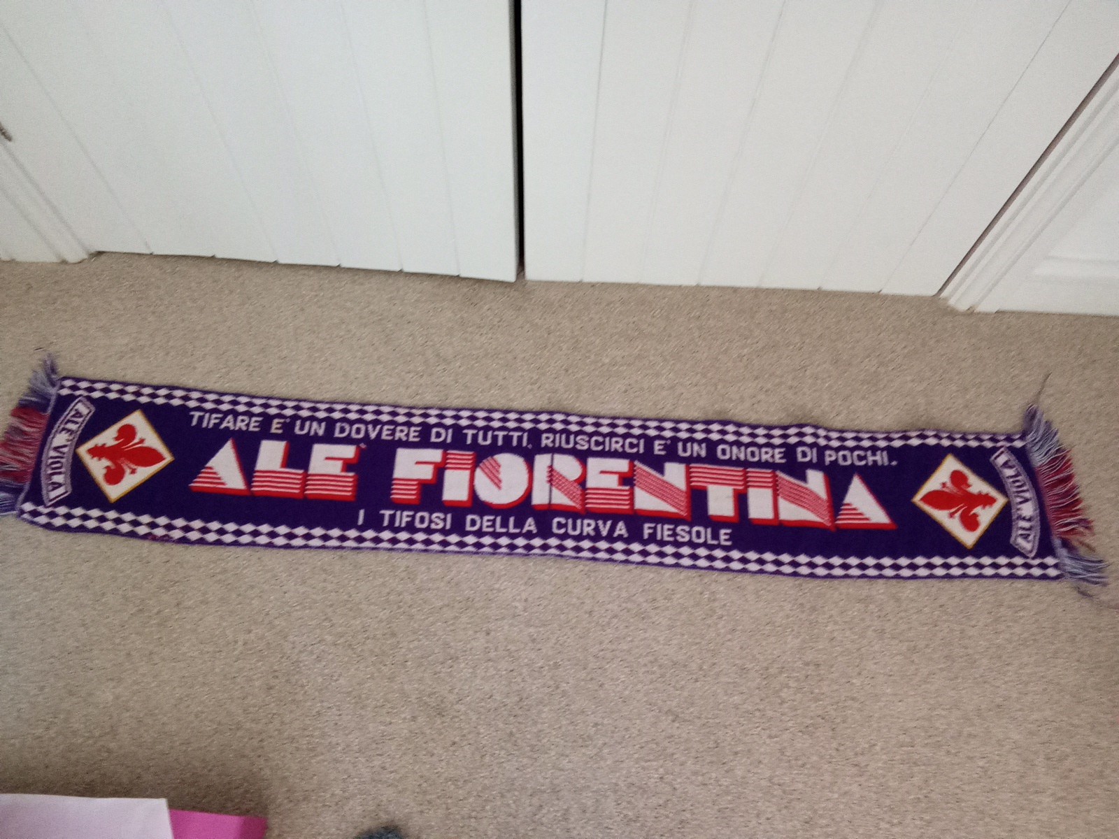 ACF Fiorentina Vintage Football Scarf for sale on Ebay