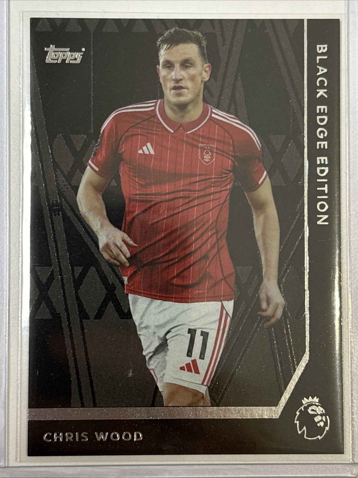 2026 Topps Premier League Hobby Chris Wood Black Edge Edition #BE37 Forest for sale on Ebay