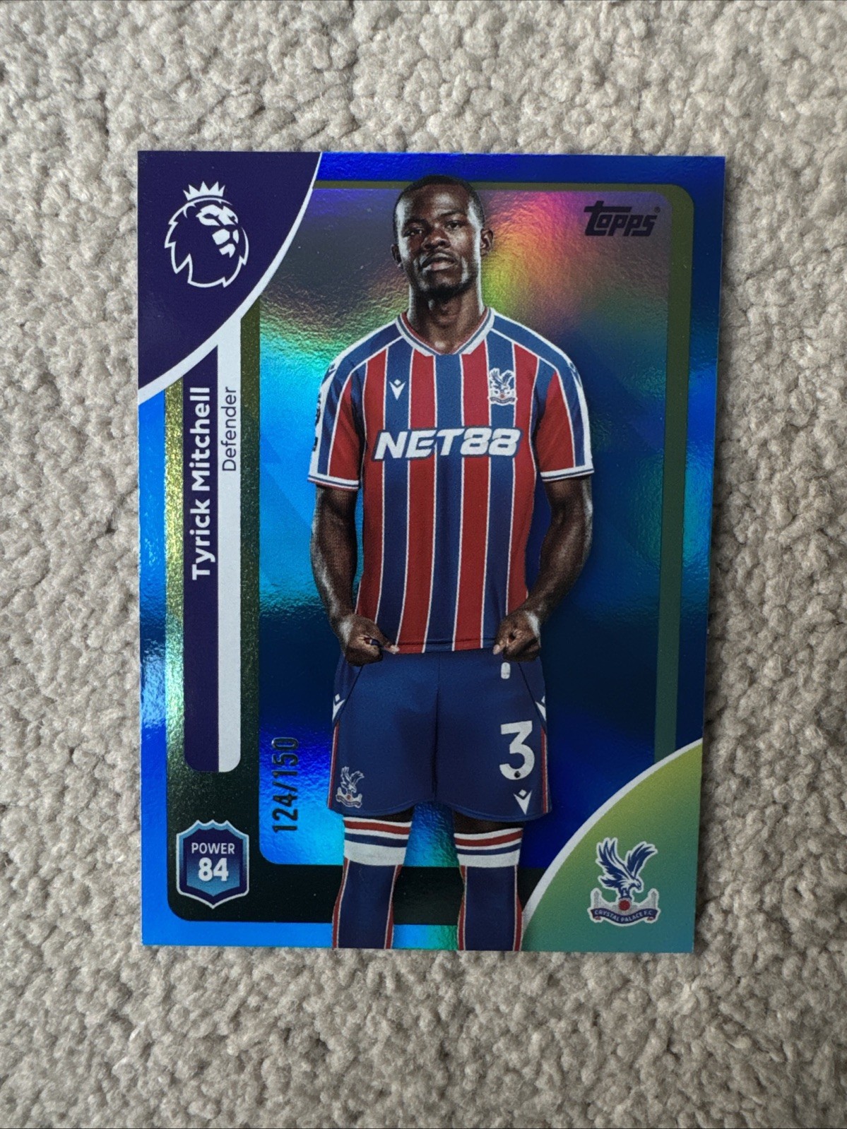 Topps Premier League 2025/26 - Tyrick Mitchell Blue 124/150 - Crystal Palace for sale on Ebay