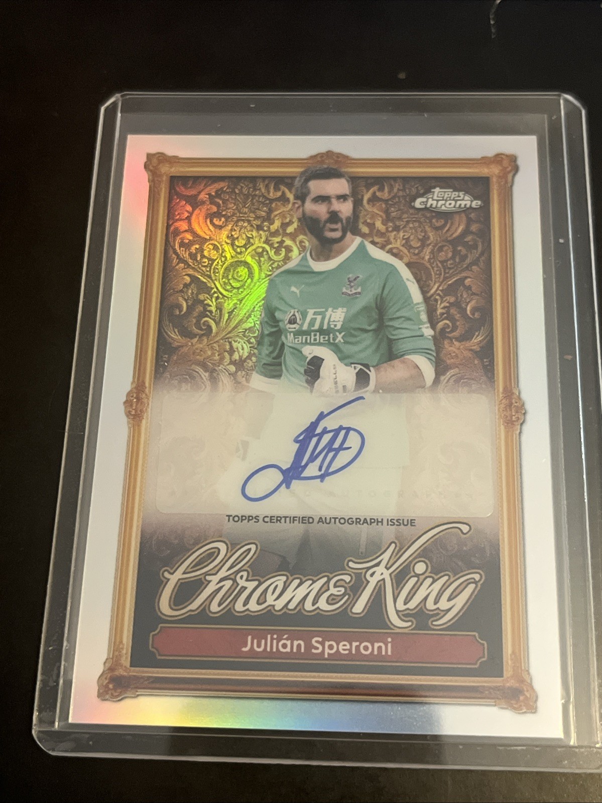 2025-26 Topps Premier League Chrome King Auto Julian Speroni Crystal Palace for sale on Ebay