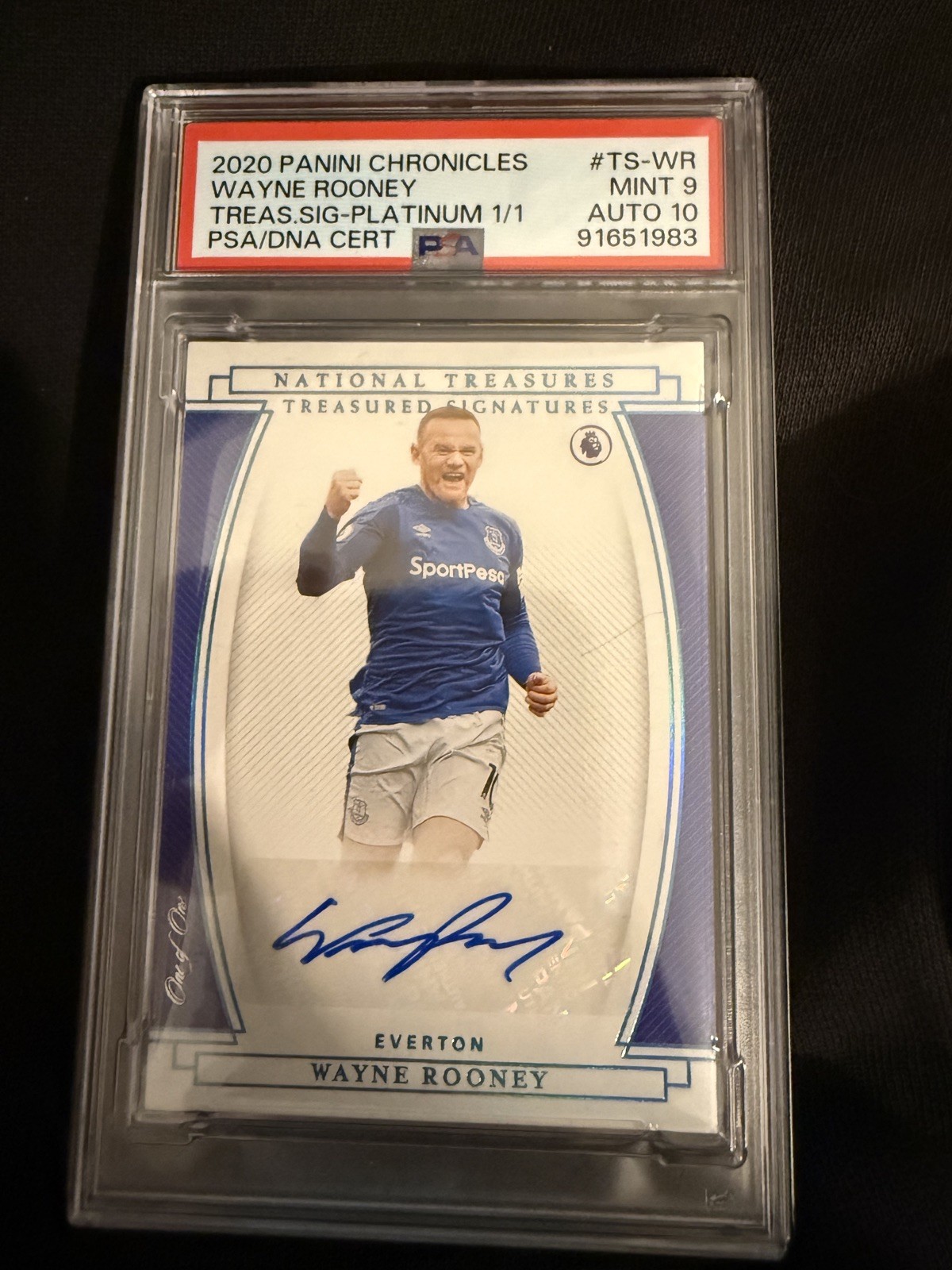 Wayne Rooney 1/1 Auto Everton / Man United / England  for sale on Ebay