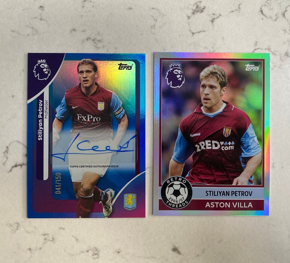Stiliyan Petrov Autographed /150 Topps Premier League Trading Card Aston Villa for sale on Ebay
