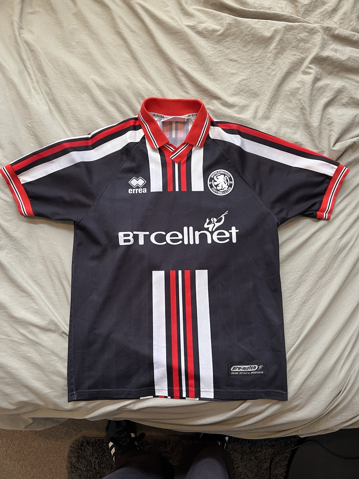Middlesbrough 2000/2001 Season Away Football Top Small for sale on Ebay