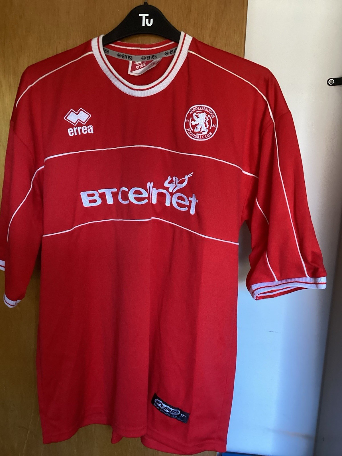 Middlesbrough Football Shirt Home 2001-02 Size XXL Errea for sale on Ebay