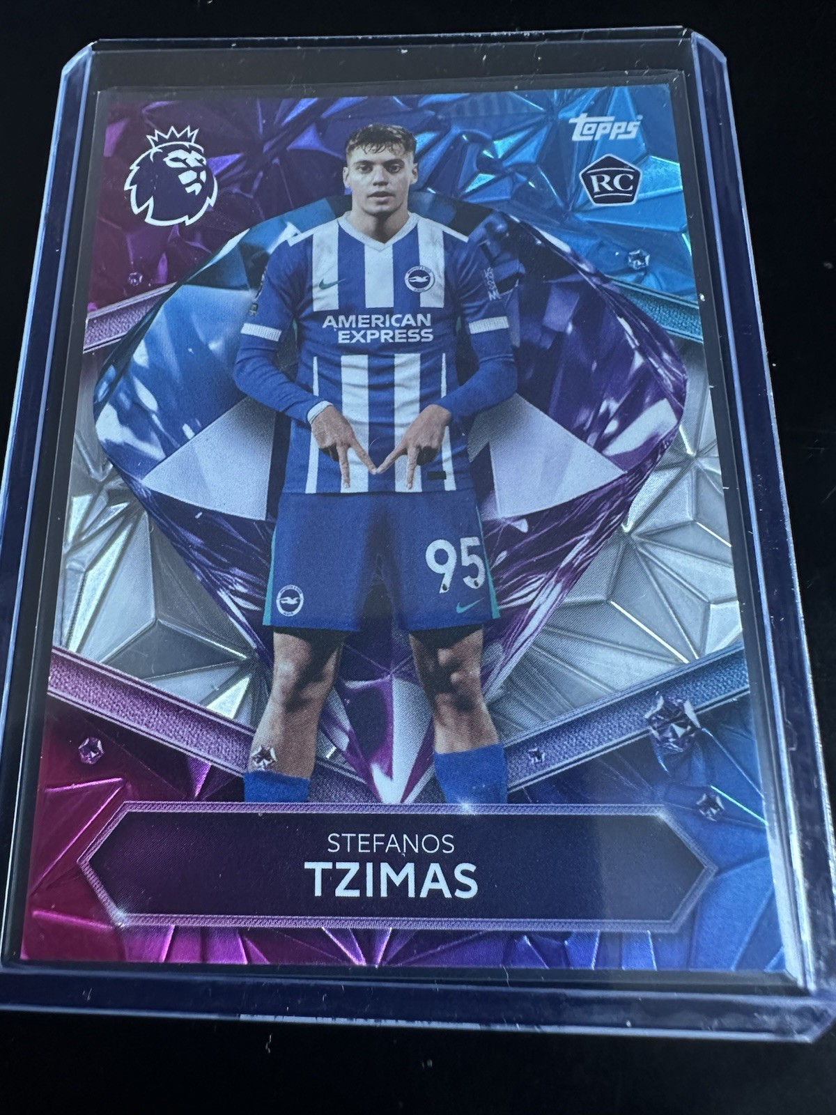 Topps 2026 Premier League Diamond Rookie Brighton Stefanos Tzimas for sale on Ebay