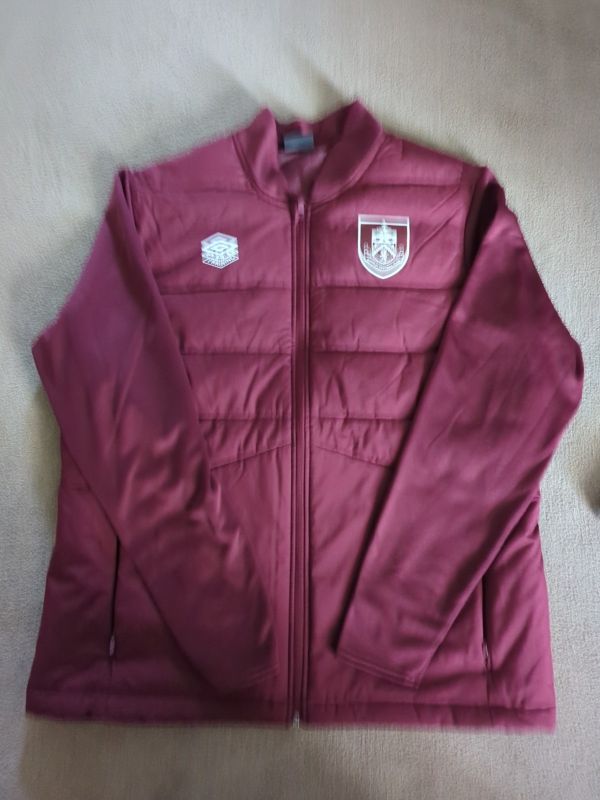 Burnley FC Training  Jacket XXL for sale on Ebay