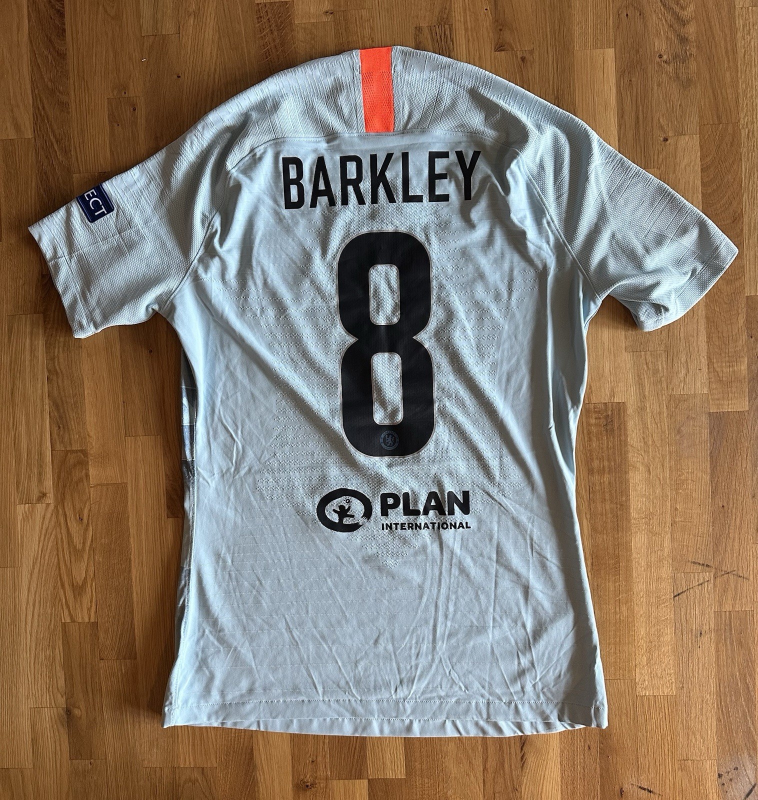 Genuine Match Worn Ross Barkley Chelsea Shirt vs Bate for sale on Ebay