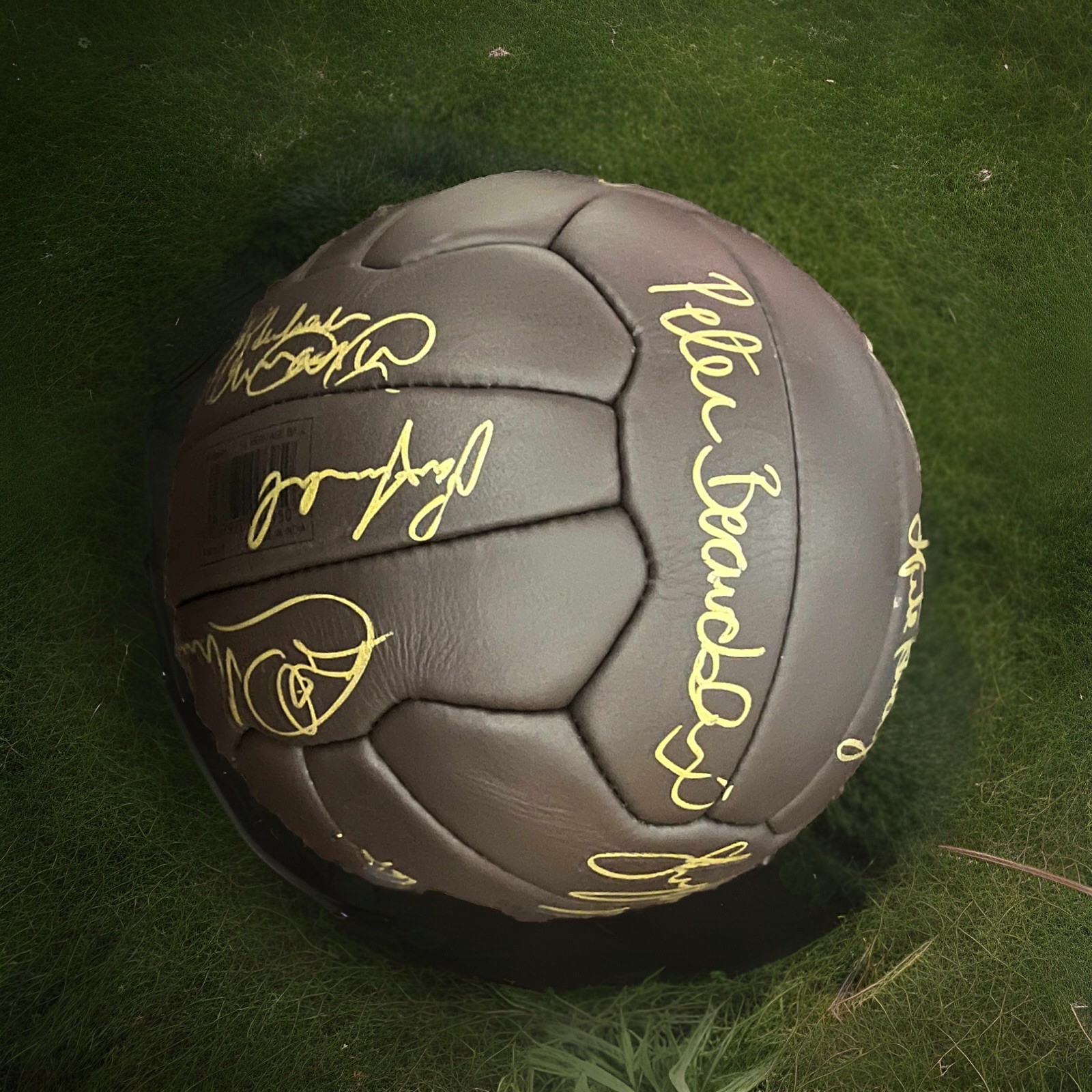 Newcastle United Signed Football By Former Legends COA inc for sale on Ebay