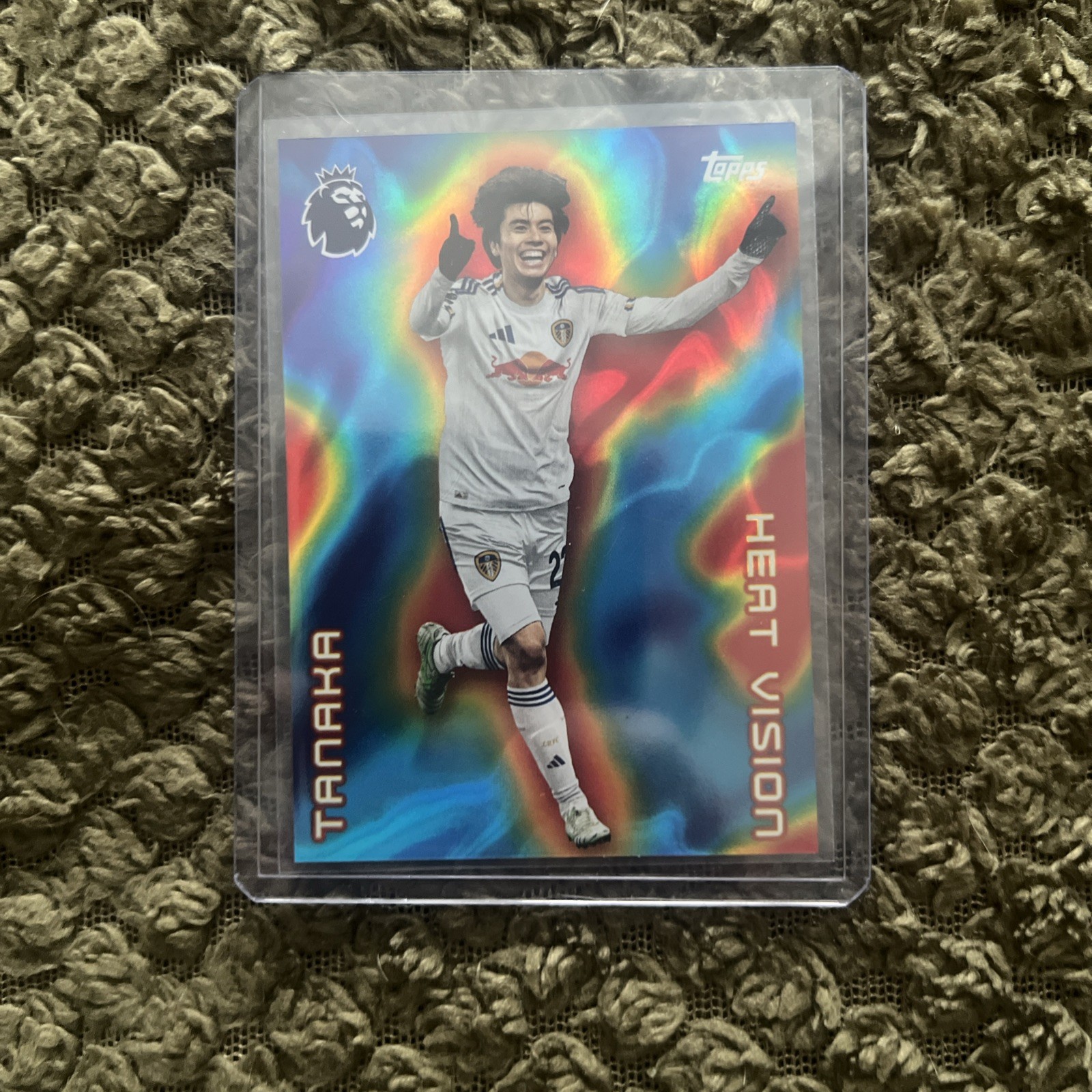 Ao Tanaka Heat Vision (CASE HIT) 2026 Topps Premier League Leeds United for sale on Ebay