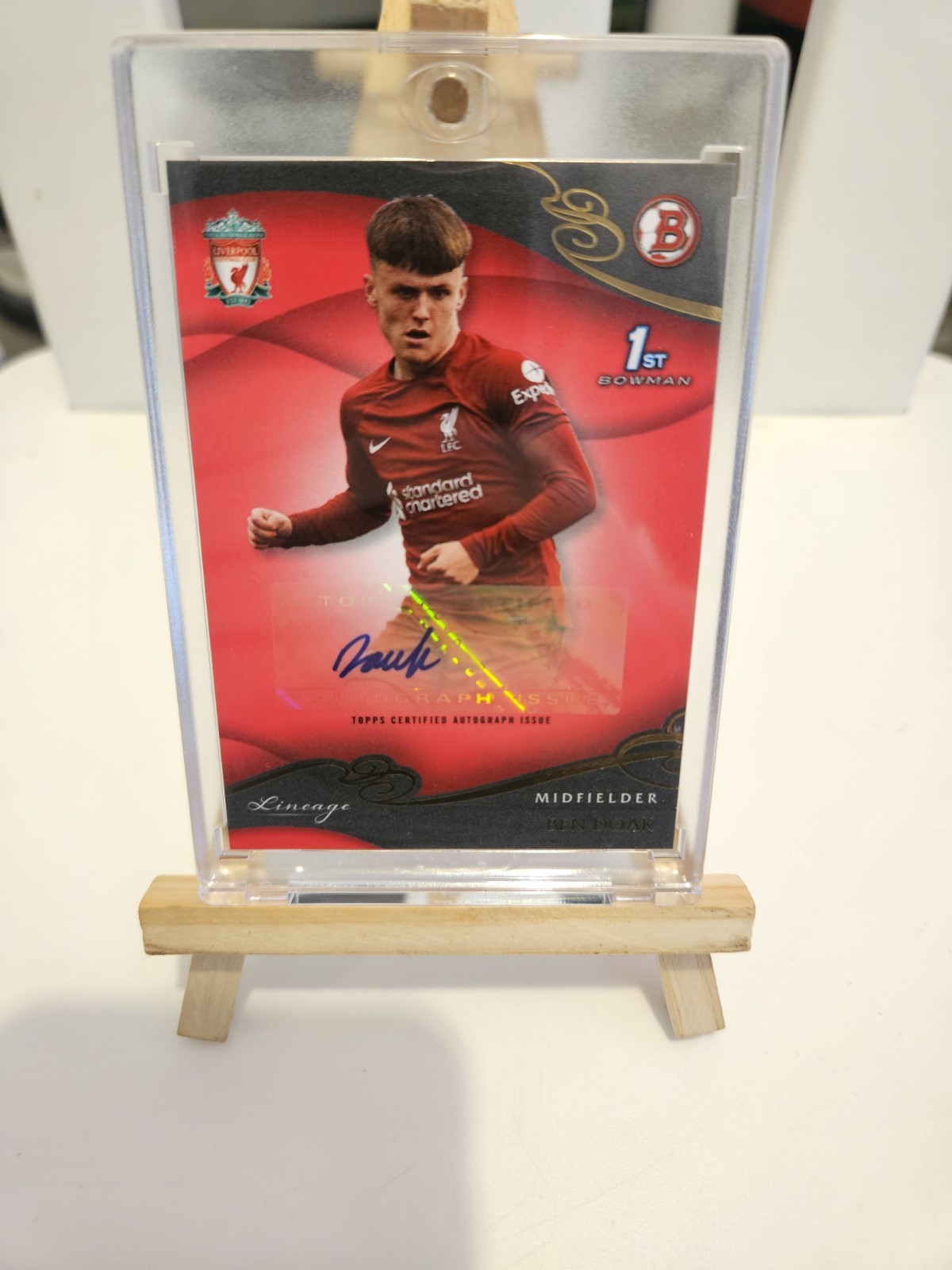Topps Liverpool 22/23 Lineage Ben Doak Auto /5 for sale on Ebay