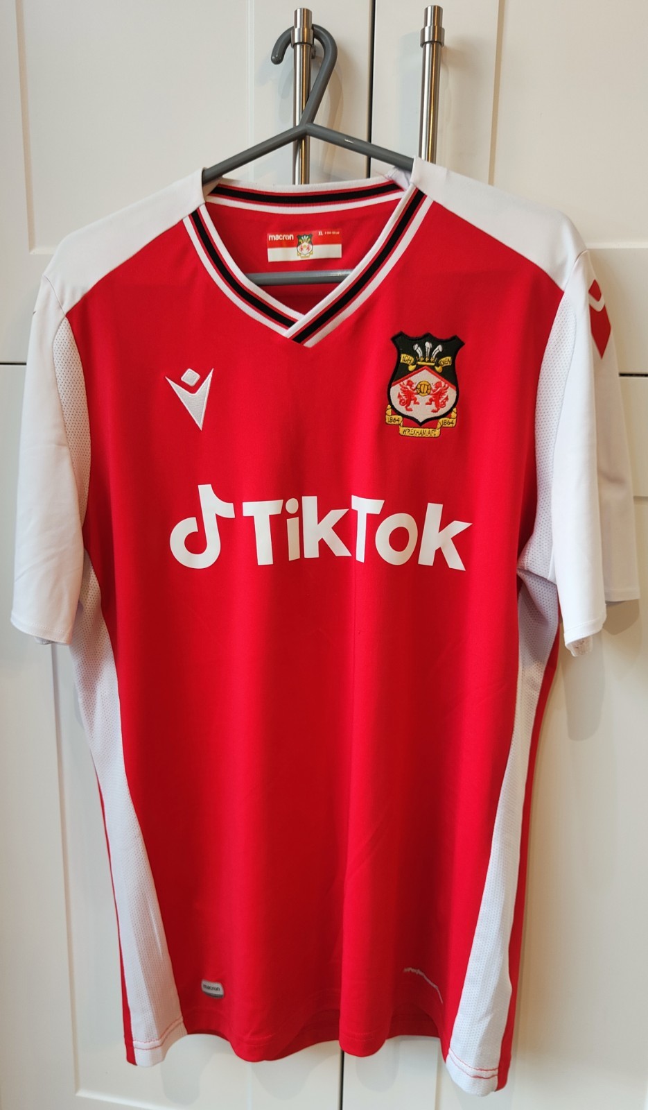 Wrexham AFC Macron Men's Home 2021-22 Shirt Size XL for sale on Ebay