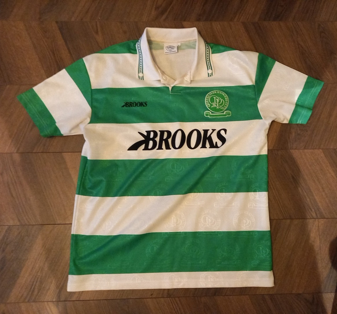 RARE RETRO  Queens Park Rangers  CELTIC IRELAND Shirt M QPR  Jersey Brooks 1992 for sale on Ebay