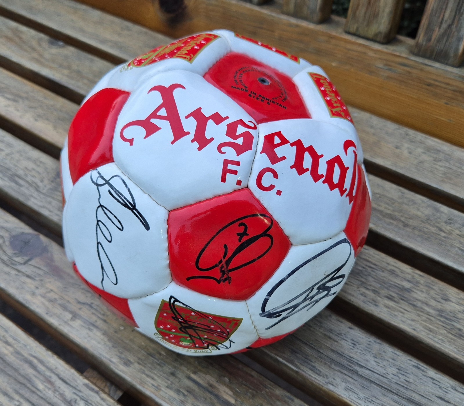 Arsenal FC Signed Football 1999/2000 (?) for sale on Ebay