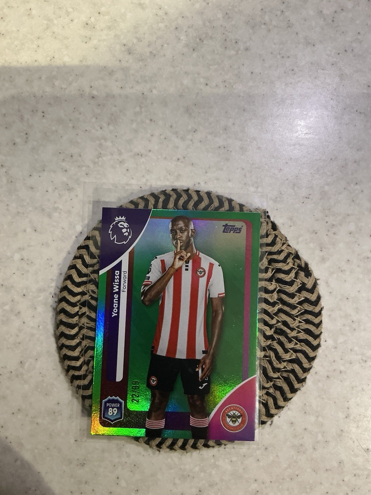 Topps Premier League 2026 Yoane Wissa Brentford 22/99 for sale on Ebay