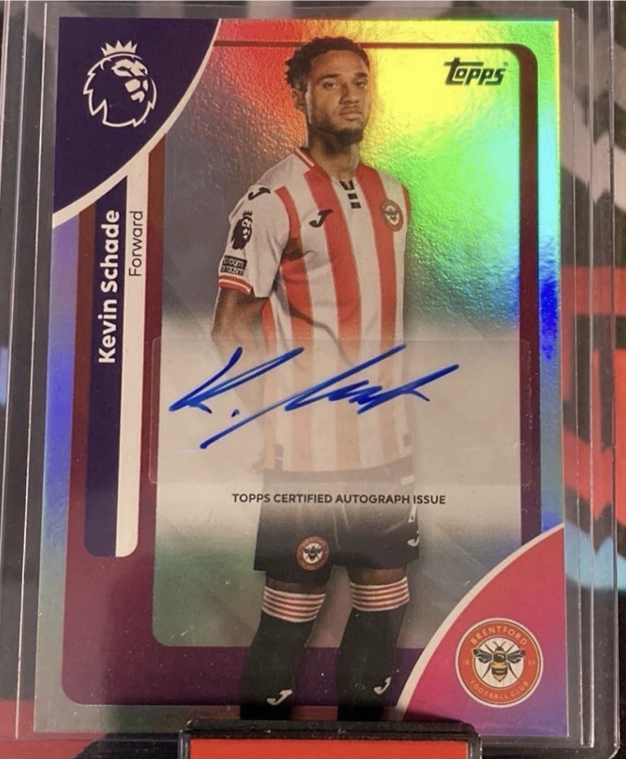 Kevin Schade Base Auto Brentford Topps 2026 for sale on Ebay