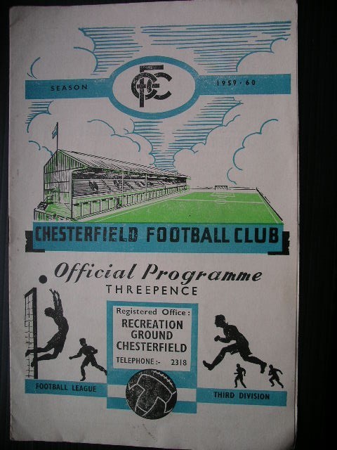 CHESTERFIELD  v  Norwich City  59/0. for sale on Ebay