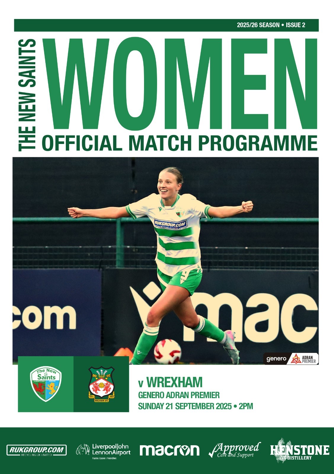 The New Saints Women v Wrexham Sunday 21st September 2025 for sale on Ebay