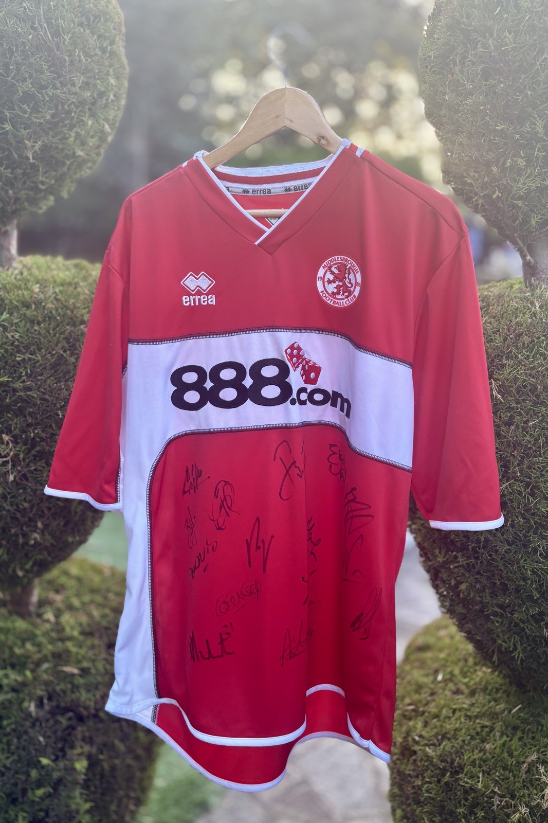 REDUCED BNWT SIGNED BORO SHIRT 2005/06 Season 1st team Middlesbrough Squad MFC for sale on Ebay