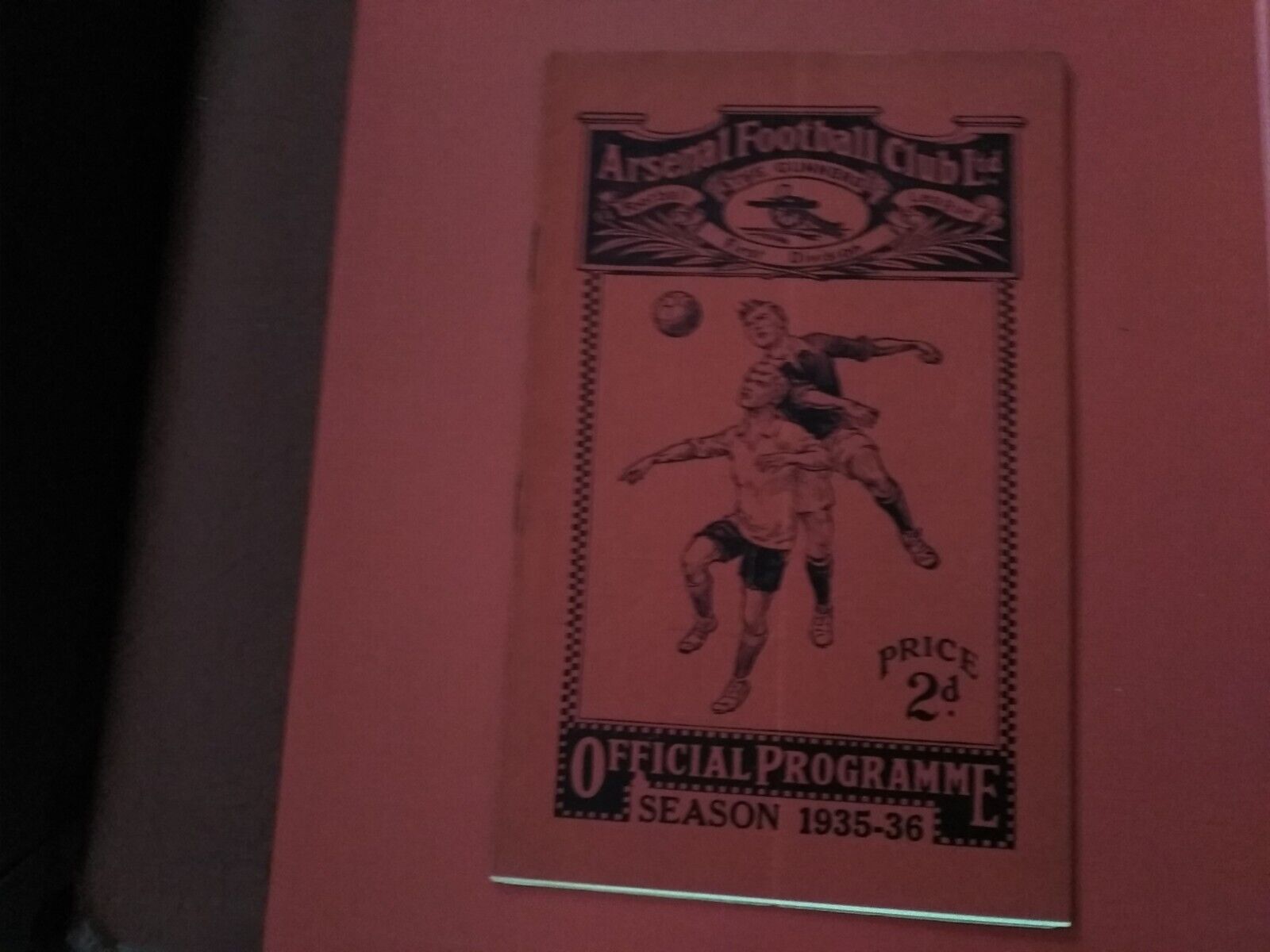 1935/6 ARSENAL v BRENTFORD for sale on Ebay