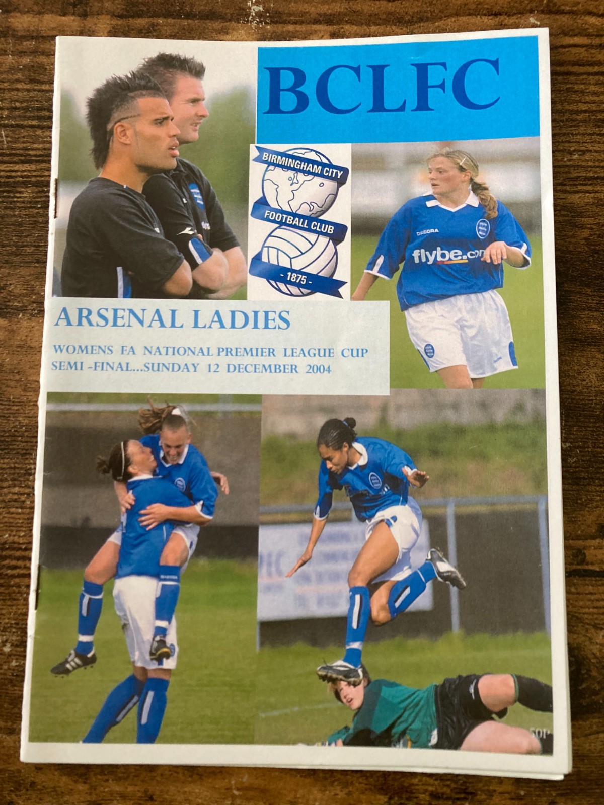 Birmingham City Ladies v Arsenal 2004 Premier League Cup Semi-Final for sale on Ebay