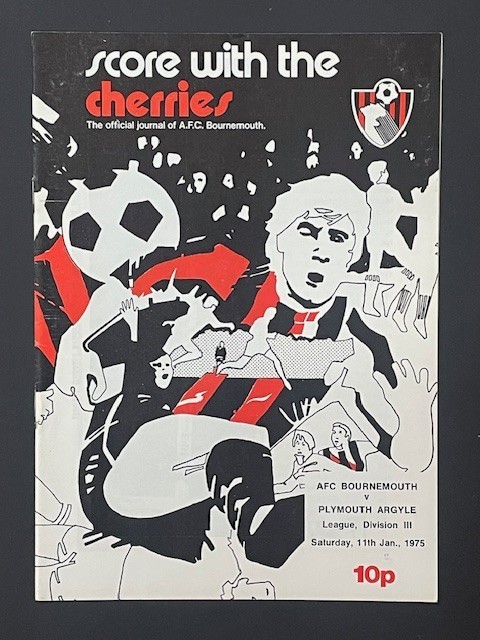 1974/75 BOURNEMOUTH V PLYMOUTH ARGYLE 11-01-1975 DIVISION 3 for sale on Ebay