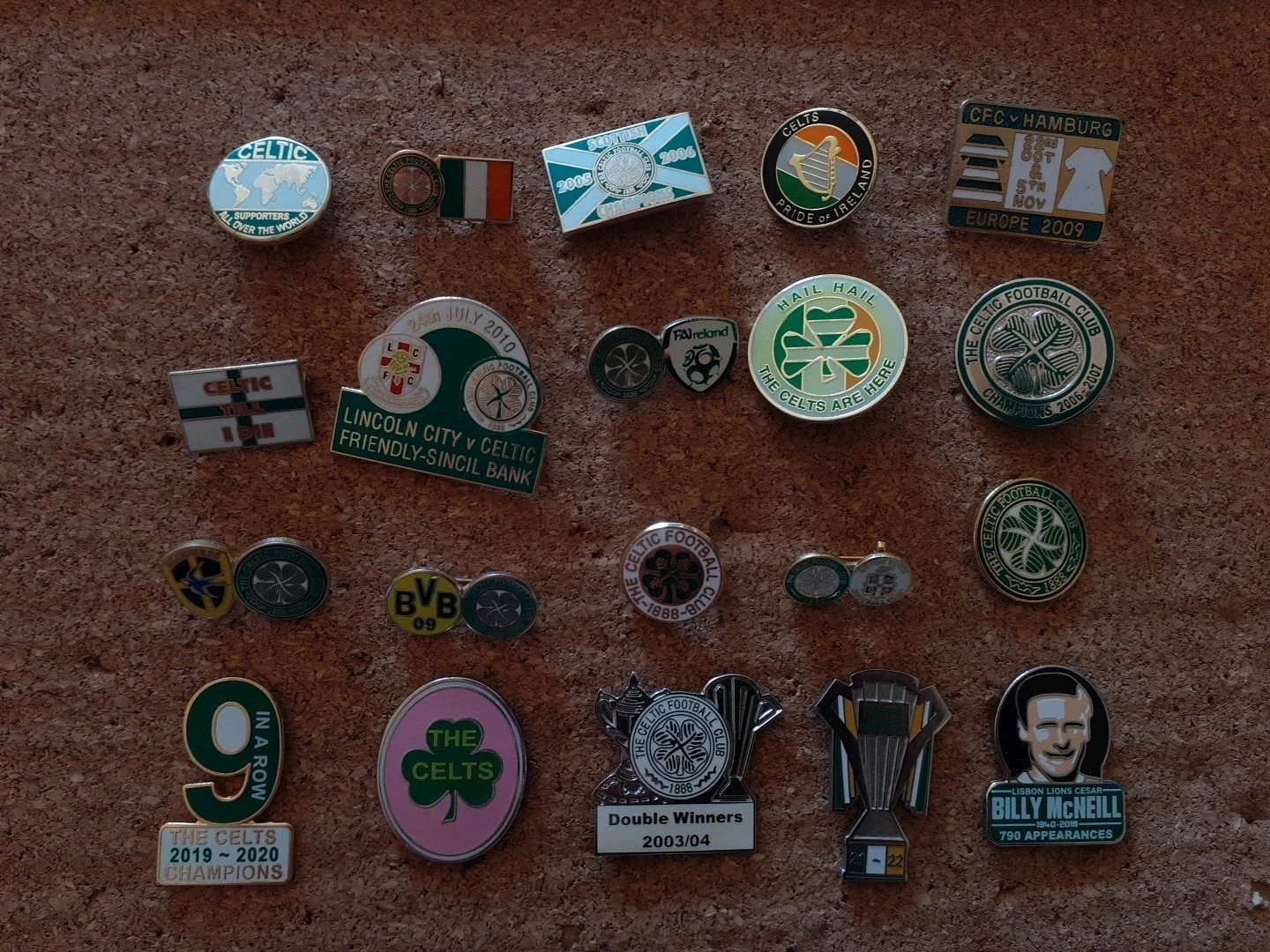 Joblot 20 Quality Celtic Badges for sale on Ebay