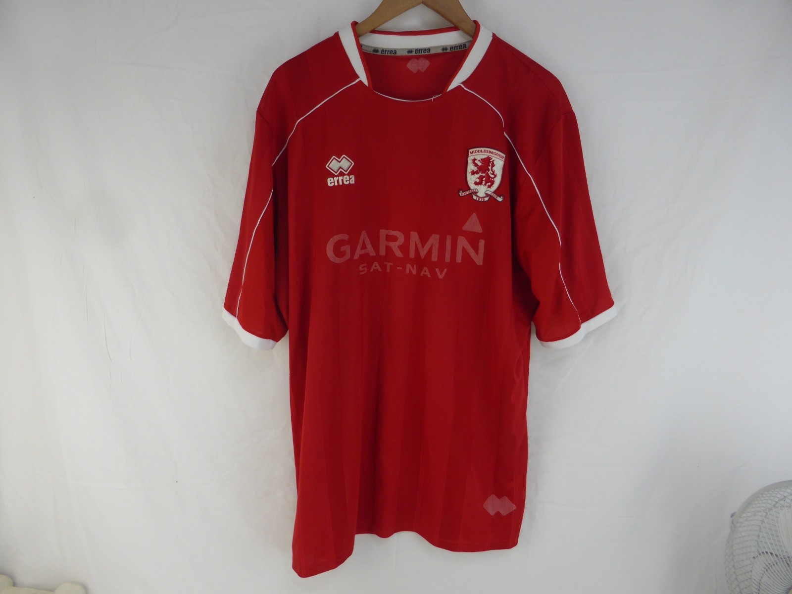 Errea Middlesbrough Home Shirt Garmin 2007-08 Football Boro Jersey Size 2XL Mens for sale on Ebay