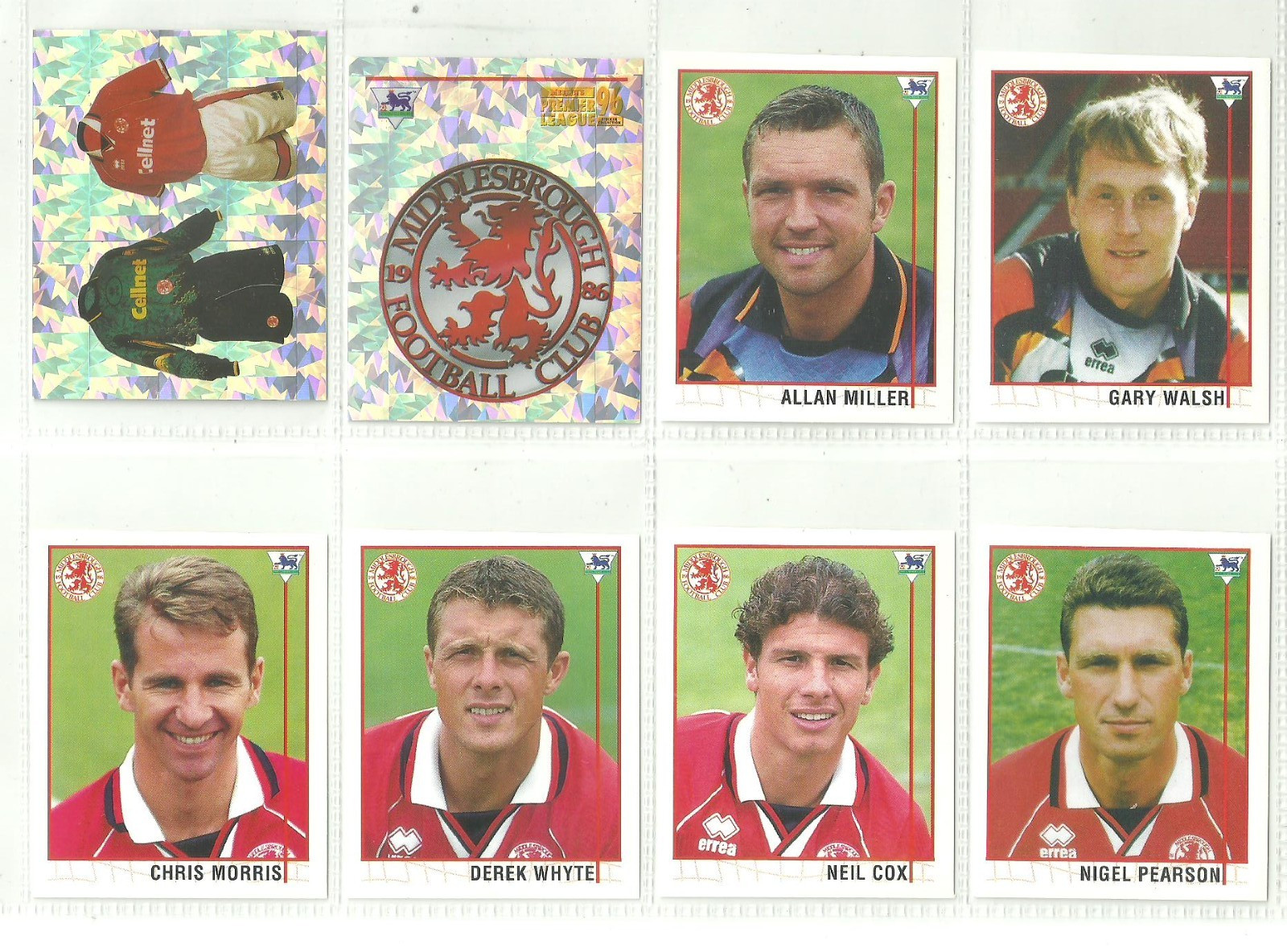 24 x MIDDLESBROUGH - Merlin Premier League '96 Stickers [Unused] for sale on Ebay