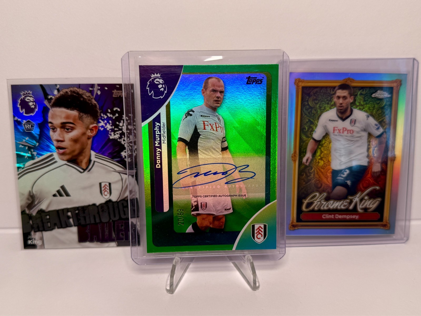 Topps Premier League 2025/26 - DANNY MURPHY Auto /99 + 2 Cards - Fulham for sale on Ebay