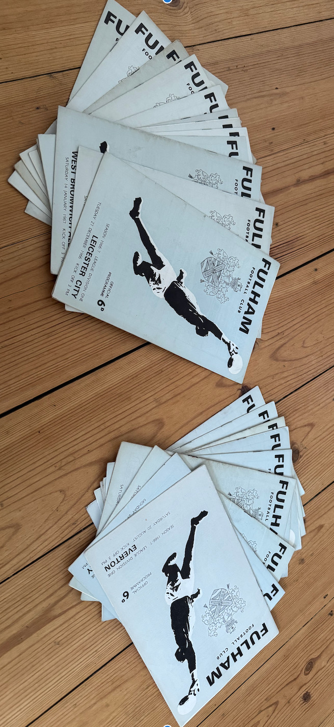 Fulham FC Vintage Programmes Season 1966-67 (Complete for the League & FA Cup) for sale on Ebay